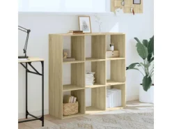 Regal Weiß|Holzregale^vidaXL Bücherregal Sonoma-Eiche 102x32x102 cm Holzwerkstoff