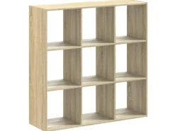 Regal Weiß|Holzregale^vidaXL Bücherregal Sonoma-Eiche 102x32x102 cm Holzwerkstoff