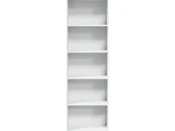 Regal Weiß|Bücherregale^vidaXL Bücherregal Weiß 60x30x189 cm Holzwerkstoff 857917