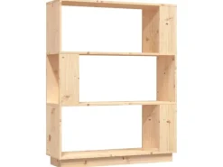 Regale Massivholz|Bücherregale^vidaXL Bücherregal/Raumteiler 80x25x101 cm Massivholz Kiefer