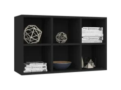 Regale Schwarz|Bücherregale^vidaXL Bücherregal/Sideboard 66x30x98 cm Holzwerkstoff 800343