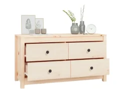 vidaXL Beistellschrank 100x40x54 cm Massivholz Kiefer 821774