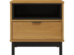 vidaXL Beistelltisch FLAM 50x50x50 cm Massivholz Kiefer