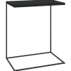 Tische^vidaXL Beistelltisch Schwarz 55x35x66 cm Holzwerkstoff