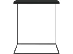 Tische^vidaXL Beistelltisch Schwarz 55x35x66 cm Holzwerkstoff