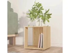 Tische^vidaXL Beistelltisch Sonoma-Eiche 33x33x34,5 cm Holzwerkstoff