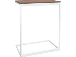 Tische^vidaXL Beistelltisch Weiß 55x35x66 cm Holzwerkstoff 343095