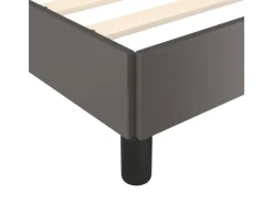 vidaXL Bettgestell Grau 90x190 cm Kunstleder Modell 21370055