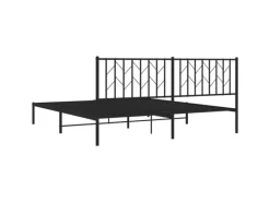 vidaXL Bettgestell mit Kopfteil Metall 180x200 cm 374441