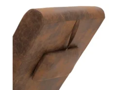 vidaXL Chaiselongue mit Kissen Braun Wildleder-Optik Modell 1