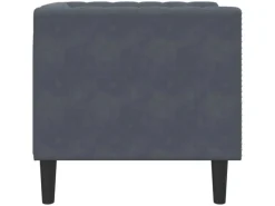 vidaXL Chesterfield-Sessel Dunkelgrau Samt 2146438