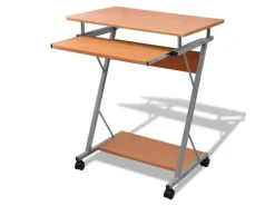 Tische^vidaXL Computertisch Computerwagen PC Tisch Bürotisch Laptop auf Rollen 20052