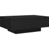 Tische^vidaXL Couchtisch Schwarz 90x60x31 cm Holzwerkstoff
