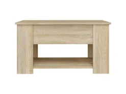 Tische^vidaXL Couchtisch Sonoma-Eiche 79x49x41 cm Holzwerkstoff
