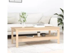 Regale Massivholz^vidaXL Couchtisch 110x50x40 cm Massivholz Kiefer 814274