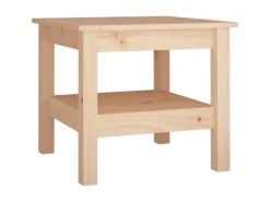Regale Massivholz|Tische^vidaXL Couchtisch 45x45x40 cm Massivholz Kiefer