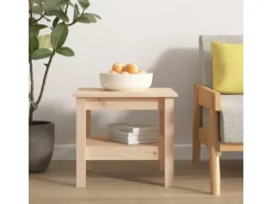 Regale Massivholz|Tische^vidaXL Couchtisch 45x45x40 cm Massivholz Kiefer