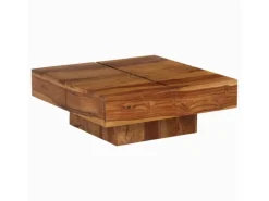 Tische^vidaXL Couchtisch 80x80x30 cm Massivholz Akazie 246250