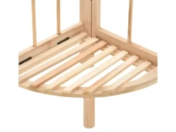 Regale Massivholz|Bücherregale^vidaXL Eckregal Zedernholz 27x27x110 cm