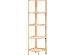 Regale Massivholz|Bücherregale^vidaXL Eckregal Zedernholz 27x27x110 cm