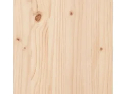 vidaXL Esstisch O-Gestell 90x90x75,5 Massivholz Kiefer und Gusseisen