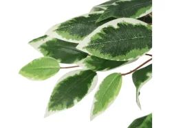 Kunstpflanzen^vidaXL Ficusbaum Künstlich 378 Blätter 80 cm Grün