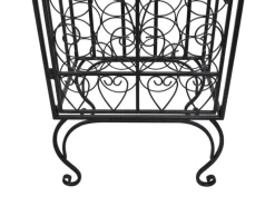 Flaschenregale^vidaXL Flaschenregal für 28 Flaschen Metall 47 x 35 x 111 cm