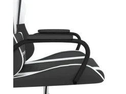 vidaXL Gaming-Stuhl Schwarz und Weiß Kunstleder Modell 7