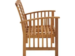 vidaXL Gartenbank Massivholz Akazie 119 cm