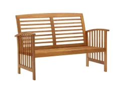 vidaXL Gartenbank Massivholz Akazie 119 cm