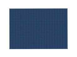 Bettwäsche|Decken^vidaXL Gewichtsdecke Blau 155x220 cm 7 kg Stoff Modell 1