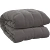 Überwürfe|Decken^vidaXL Gewichtsdecke Grau 122x183 cm 5 kg Stoff Modell 1
