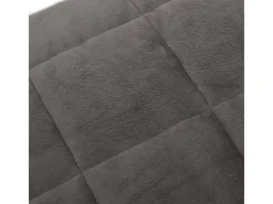 vidaXL Gewichtsdecke Grau 122x183 cm 9 kg Stoff Modell 1