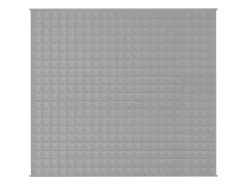 vidaXL Gewichtsdecke Grau 200x220 cm 9 kg Stoff