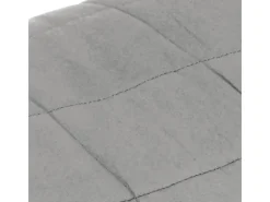 Decken^vidaXL Gewichtsdecke Grau 155x220 cm 11 kg Stoff