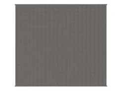Decken^vidaXL Gewichtsdecke Grau 200x230 cm 13 kg Stoff