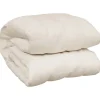 Decken^vidaXL Gewichtsdecke Hellcreme 200x230 cm 13 kg Stoff