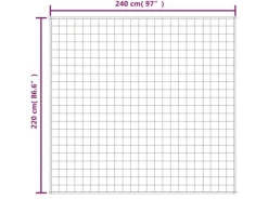 vidaXL Gewichtsdecke Hellcreme 220x240 cm 15 kg Stoff Modell 1