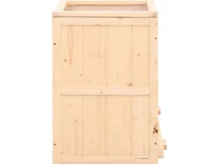 Kleintierbedarf^vidaXL Hamsterkäfig 81x40x60 cm Massivholz Tanne