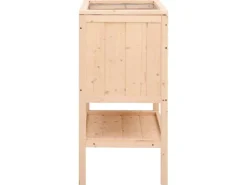 vidaXL Hamsterkäfig 55x40x80 cm Massivholz Tanne