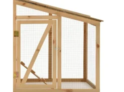 Kleintierbedarf^vidaXL Hühnerkäfig Massivholz Kiefer 178x67x92 cm