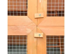 Kleintierbedarf^vidaXL Hühnerstall Holz 295x163x170 cm