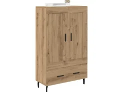 vidaXL Highboard Artisan-Eiche 69,5 x 31 x 115 cm Holzwerkstoff 882578