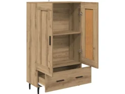 vidaXL Highboard Artisan-Eiche 69,5 x 31 x 115 cm Holzwerkstoff 882578