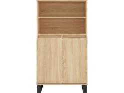 vidaXL Highboard Sonoma-Eiche 60x36x110 cm Holzwerkstoff 831495