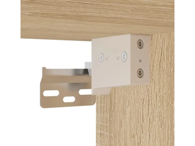 vidaXL Highboard Sonoma-Eiche 69,5x34x180 cm Holzwerkstoff 3198324