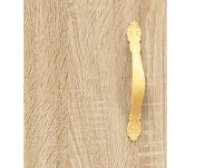 vidaXL Highboard Sonoma-Eiche 69,5x34x180 cm Holzwerkstoff 3198324