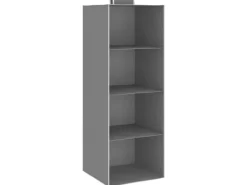 Garderoben^vidaXL Hängeaufbewahrung für Schränke 2 Stk mit 4 Fächern Stoff 288324