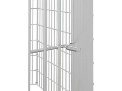 Kleintierbedarf^vidaXL Kaninchenkäfig 8 Paneele 54x60 cm Verzinktes Eisen