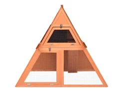 Kleintierbedarf^vidaXL Kaninchenstall 152x127x109,5 cm Massivholz Tanne